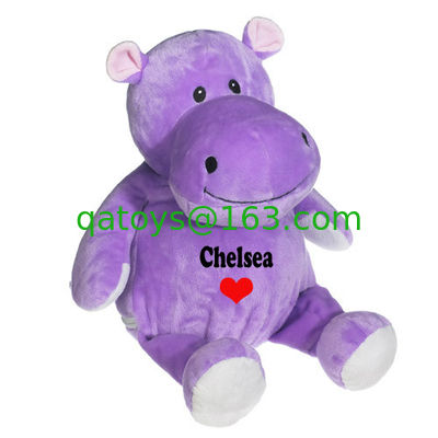 8 pulgadas encantador hipopótamo animal de peluche juguetes de promoción regalos para la celebración de las fiestas