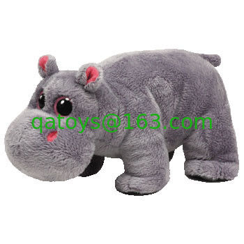 8 pulgadas encantador hipopótamo animal de peluche juguetes de promoción regalos para la celebración de las fiestas