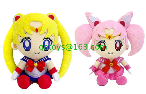 Juguetes rellenos muchacha preciosa modificados para requisitos particulares de la felpa de la historieta de la muñeca de 8 pulgadas para los regalos de la promoción