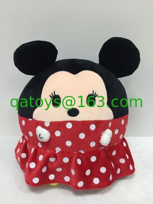 Peluche corto suave de Mickey Mouse, relleno de algodón PP, 25cm