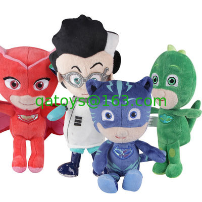La máscara preciosa del Pj de la historieta de 10 pulgadas juega los juguetes rellenos Disney azules/rojo/púrpura