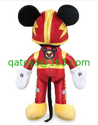 muñeca de la felpa de Mickey Mouse de los coches de los corredores del automóvil descubierto de Disney de la moda de los 30cm/peluches de Disney