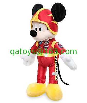 muñeca de la felpa de Mickey Mouse de los coches de los corredores del automóvil descubierto de Disney de la moda de los 30cm/peluches de Disney