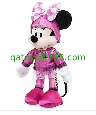 Moda Disney juguetes de peluche, Mickey Mouse rosa Disney Roadster Coches de carreras animales rellenos 30 cm
