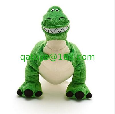 Original Disney Rex Dinosaur Bean Pequeño dibujo animado Disney juguetes blandos 20cm