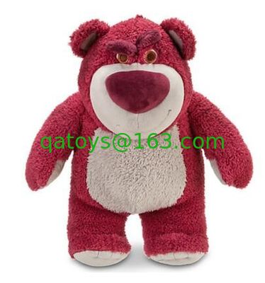 Los juguetes de la felpa de Berrybear Disney de la graduación de Lotso, Toy Story 3 porciones-O'-Huggin' llevan los juguetes mimosos de Disney 10 pulgadas