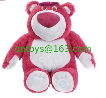 Los juguetes de la felpa de Berrybear Disney de la graduación de Lotso, Toy Story 3 porciones-O'-Huggin' llevan los juguetes mimosos de Disney 10 pulgadas