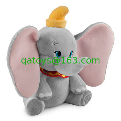La felpa original gris de Disney juega los peluches de Dumbo para los bebés