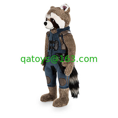 La felpa original preciosa negra de Disney juega la historieta los 40cm del mapache de Rocket