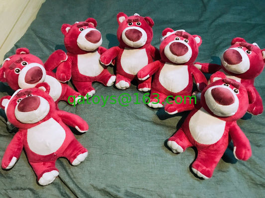 3 animales de la felpa de Disney del oso de Lotso Huggin el 13cm Keychian para la mochila