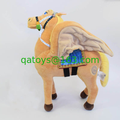 Juguetes de peluche de Disney, primer azafrán, 16 pulgadas, caballo Pegaso, juguetes de peluche
