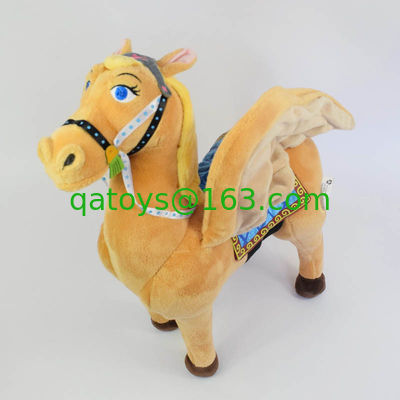 Juguetes de peluche de Disney, primer azafrán, 16 pulgadas, caballo Pegaso, juguetes de peluche