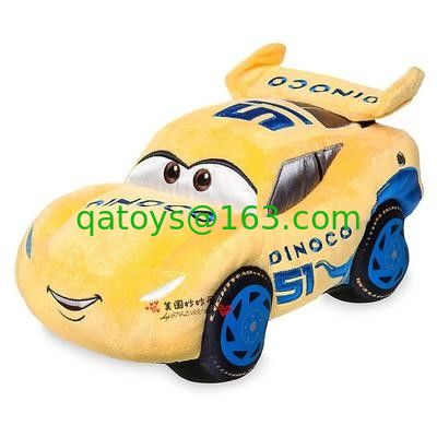 Los coches de los corredores del automóvil descubierto de Disney de la felpa juegan 3 Cruz Ramírez/relámpago McQueen/coches 3