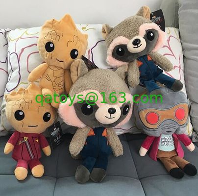 Guardianes de 8 pulgadas de los juguetes de peluche de dibujos animados de la galaxia para la máquina expendedora de juguetes de grúa