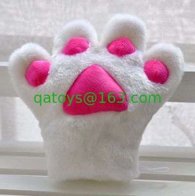 La felpa del peluche de la marioneta de mano de los guantes de la pata de la felpa juega para los regalos de la promoción