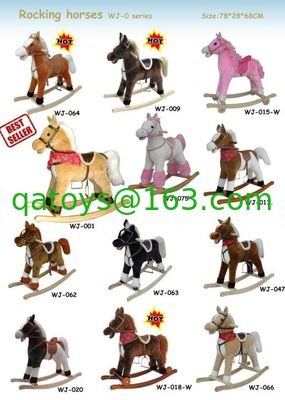 Animales del caballo mecedora de la moda interiores para el montar a caballo de Chlidren en jugar
