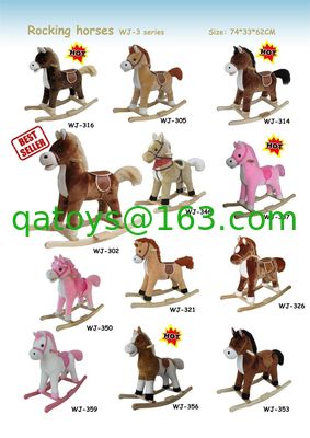 Animales del caballo mecedora de la moda interiores para el montar a caballo de Chlidren en jugar