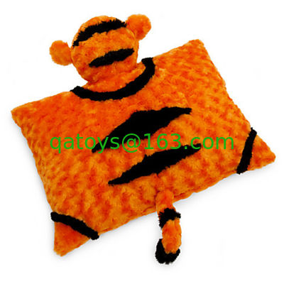 El amortiguador y la almohada preciosos anaranjados de la felpa de la almohada de Disney Tigger con la felpa Tigger van a lecho