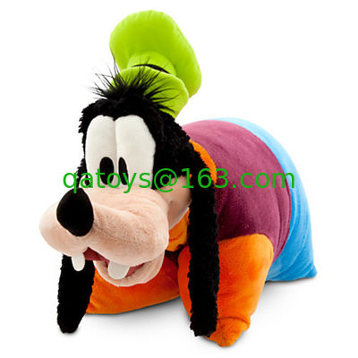 El amortiguador y la almohada torpes azules de la felpa de la almohada de Disney con la felpa torpe van a lecho