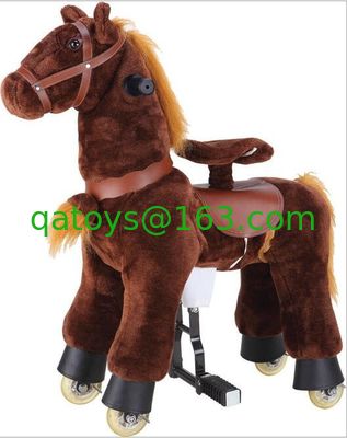 Equipo del parque de diversiones Pony Kid Mecánico Montar En Animales Caminantes Caballos de mecedora