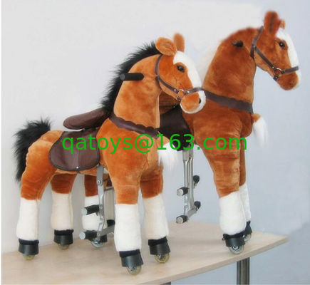 Equipo del parque de diversiones Pony Kid Mecánico Montar En Animales Caminantes Caballos de mecedora