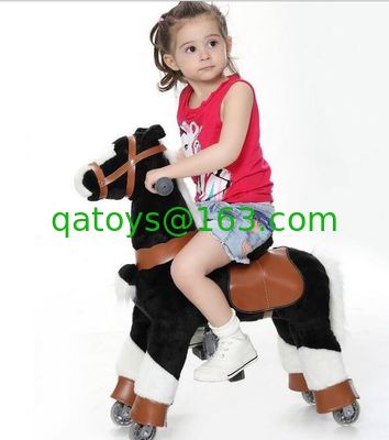 Equipo de parques de diversiones de moda Niño poni mecánico montando un animal caminante