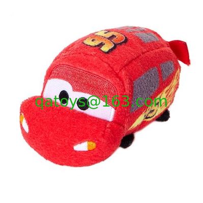 Los nuevos coches originales de los corredores del automóvil descubierto de Disney juegan 3 juguetes de la felpa de la historieta de Tsum Tsum el 10cm