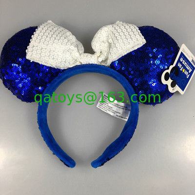 Horquilla Mickey Mouse Minnie Mouse de la venda del Hairband de la felpa de Disney de la moda para la muchacha