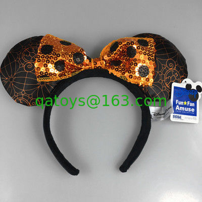 Horquilla Mickey Mouse Minnie Mouse de la venda del Hairband de la felpa de Disney de la moda para la muchacha