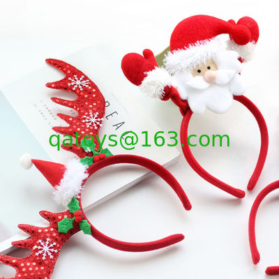Horquilla preciosa de la venda del Hairband de la felpa de la Navidad para jugar