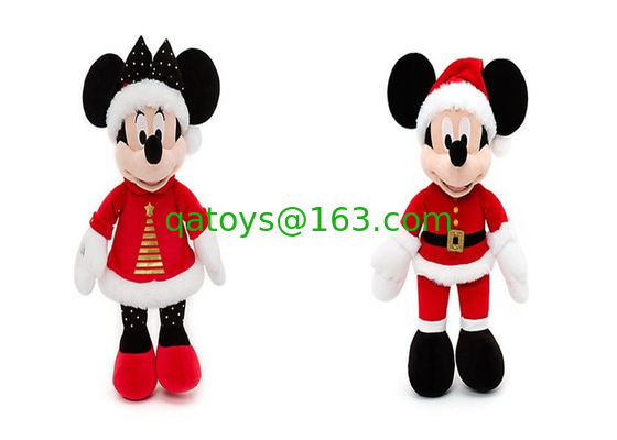 la Navidad Mickey Mouse de 18inch Disney y juguetes 2017 de la felpa de Minnie Mouse