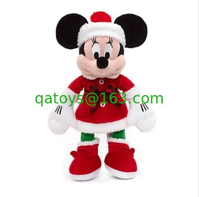 Nueva Navidad de Disney 2017 Mickey Mouse y Minnie Mouse juguetes de peluche de 18 pulgadas