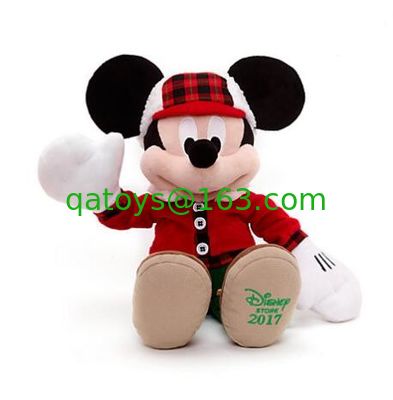 Nueva Navidad de Disney 2017 Mickey Mouse y Minnie Mouse juguetes de peluche de 18 pulgadas