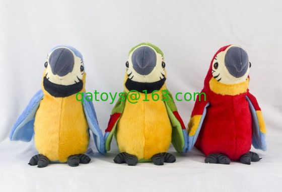 Juguetes de peluche para animales de 20 cm, de color rojo / azul / amarillo