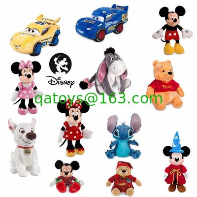 Coche de competición de los juguetes de la felpa original divertida de Disney y Mickey suaves Minnie