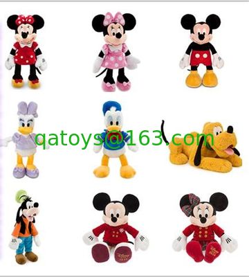 Disney Mickey y Minnie juguete de peluche suave, 8 pulgadas de juguetes rellenos