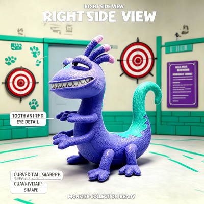 Disney Plush Toy Monsters, Inc. Randall Boggs