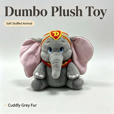 Bonitos juguetes de peluche personalizados de Disney Dumbo - D Personaje de dibujos animados animales rellenos