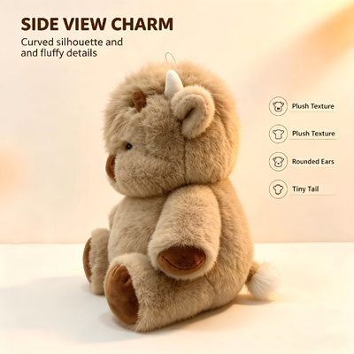 Cute Plush Toy Highland Cow