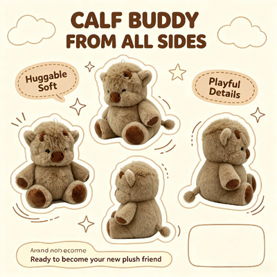 Cute Plush Toy Highland Cow