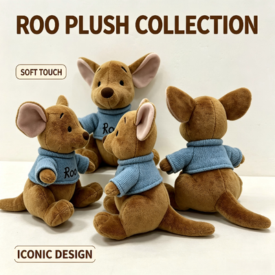 Juguetes de peluche de Disney de material suave y lindo de Winnie The Pooh Roo