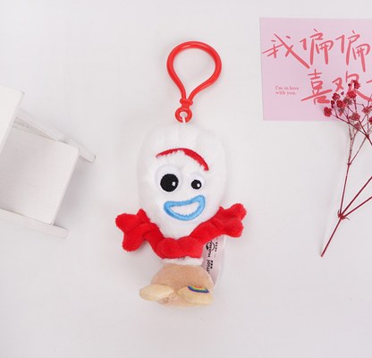 Llavero de peluche Forky lindo y portátil