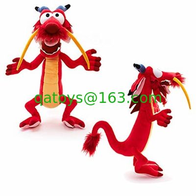 La felpa suave del juguete de la nueva historieta original de Disney Mushu juega los 30cm