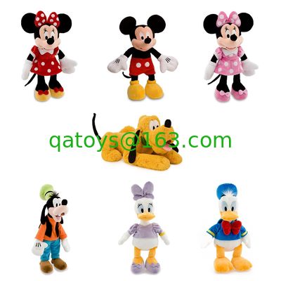 La felpa clásica original de la familia de Disney Mickey juega los 22cm