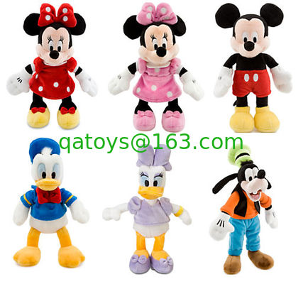 La felpa clásica original de la familia de Disney Mickey juega los 22cm