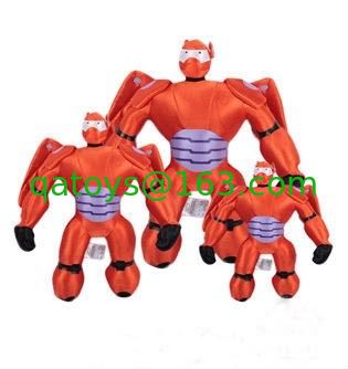 La felpa de la historieta de los niños juega la figura de acción Mech de Baymax del héroe grande 6