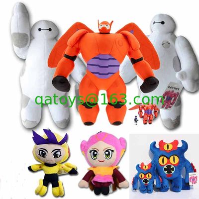 Juguete grande de la felpa de la historieta de Baymax del héroe 6