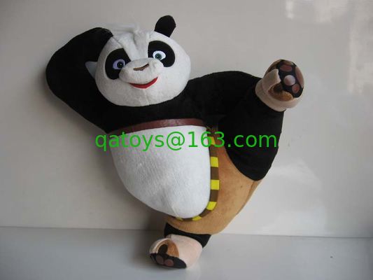 Juguetes rellenos historieta linda de la actitud del retroceso de la panda de Kungfu para la colección