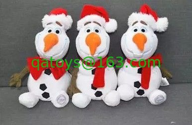 Juguetes rellenos muñeco de nieve congelado de la felpa de Olaf Disney para el día de fiesta de la Navidad