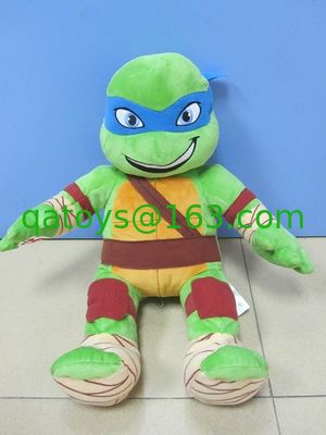 Juguetes rellenos historieta adolescente verde clara de las tortugas de Ninja del mutante para la colección